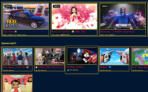 Jet black pixelised theme for roblox- custom UI screenshot 1