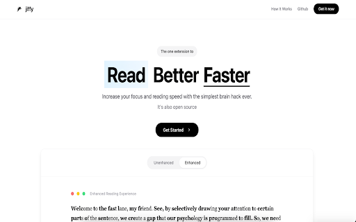Jiffy Reader screenshot 1