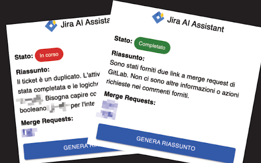 JIRA AI Assistant screenshot 1