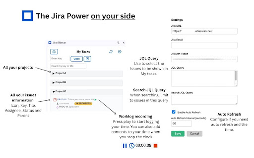 Jira Sidecar screenshot 1