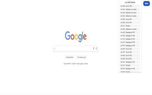 Jira Tab Checker screenshot 1