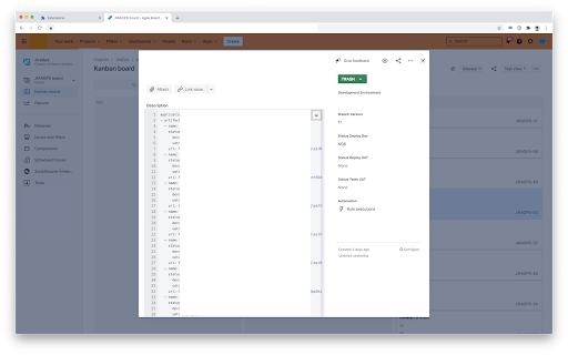 JIRAOps Extension screenshot 1