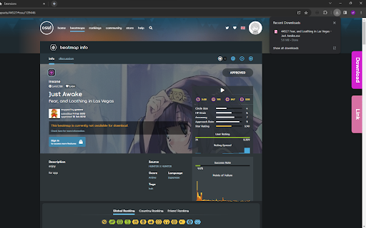 Joak's osu mirror download screenshot 1