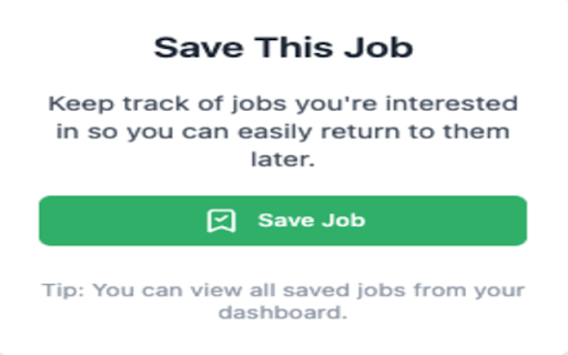 Job Saver screenshot 1