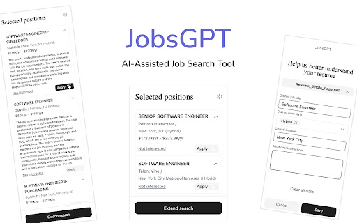 JobsGPT screenshot 1