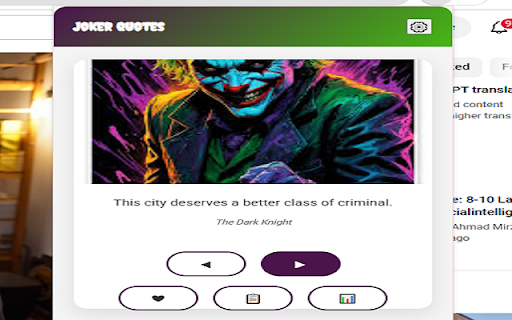 Joker Extension screenshot 1