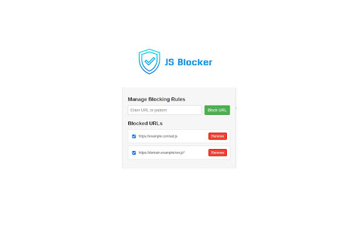 Js Blocker screenshot 1