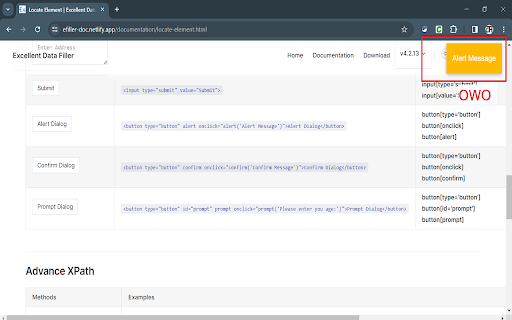 JS Dialog Controller screenshot 1