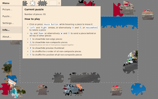 JSaw Puzzle screenshot 1