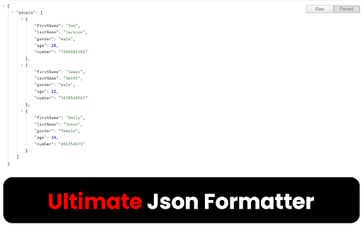 JSON Beautifier & Formatter screenshot 1