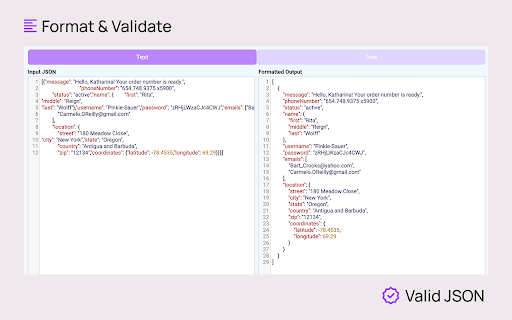JSON Viewer screenshot 1
