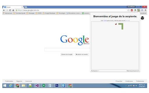 Juego de la serpiente screenshot 1