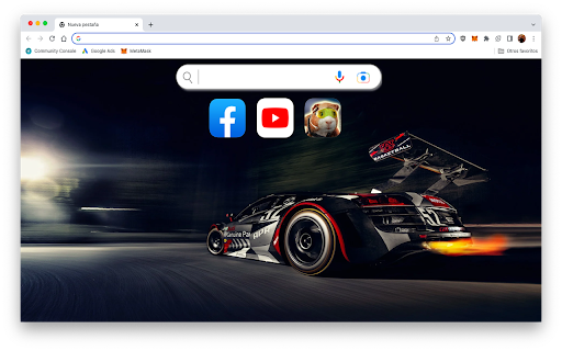 Juegos de Carreras - Wallpaper and New Tab screenshot 1