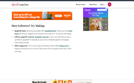Jump to Recipe screenshot 1