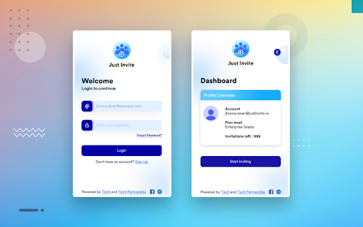 Just Invite screenshot 1