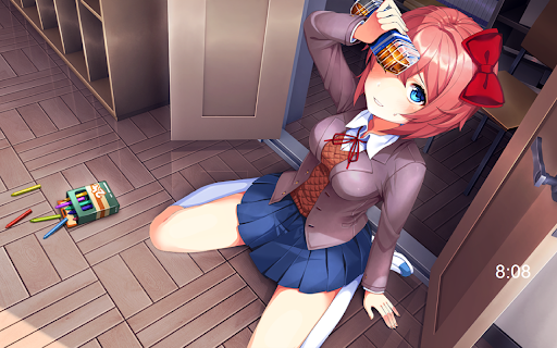 Just Sayori Screen Saver : DDLC screenshot 1