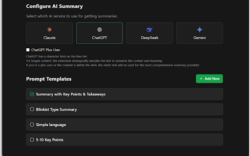 justTLDR: Free AI YouTube Summarizer & Web Summarizer screenshot 1