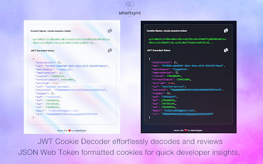JWT Cookie Decoder screenshot 1