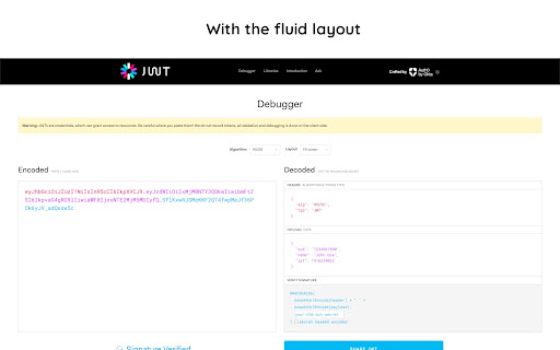 JWT.io Layout Modifier screenshot 1