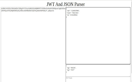 JWT Parser screenshot 1