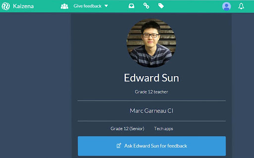 Kaizena Web App screenshot 1