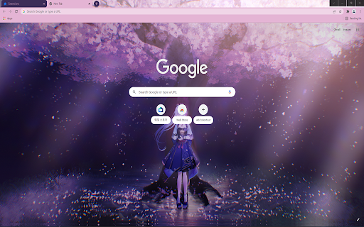 Kamisato Ayaka HD Theme screenshot 1