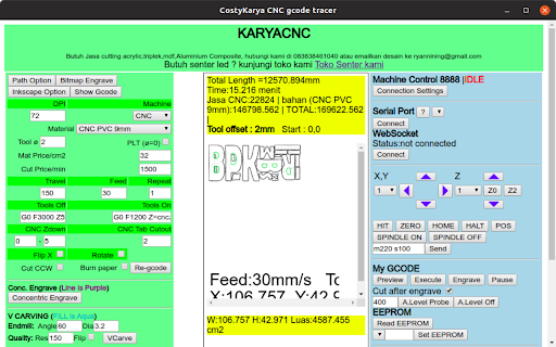 KaryaCNC screenshot 1