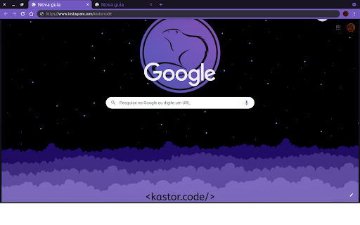 KastorCode Purple Sky Theme screenshot 1