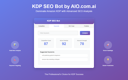 KDP SEO Bot by AIO.com.ai screenshot 1