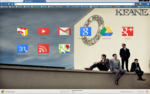 Keane Strangeland Theme screenshot 1
