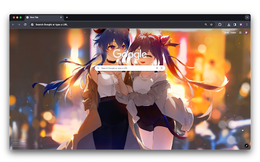 Keqing and Ganyu from Genshin Impact screenshot 1