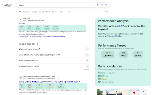 Keyword Vitals screenshot 1