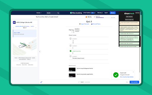 KhanHack screenshot 1