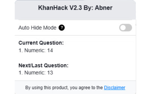KhanHack screenshot 1