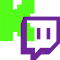 Kick to Twitch logo