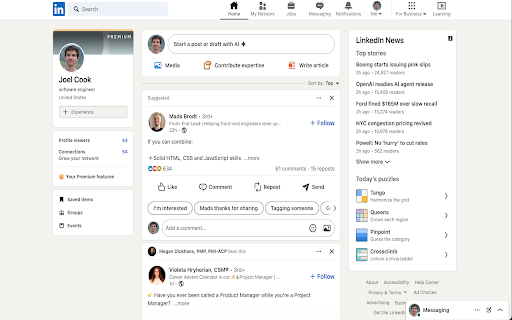 Kill News Feed - LinkedIn screenshot 1