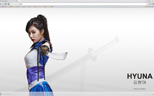 Kim HyunA Minimalist Theme 2 screenshot 1