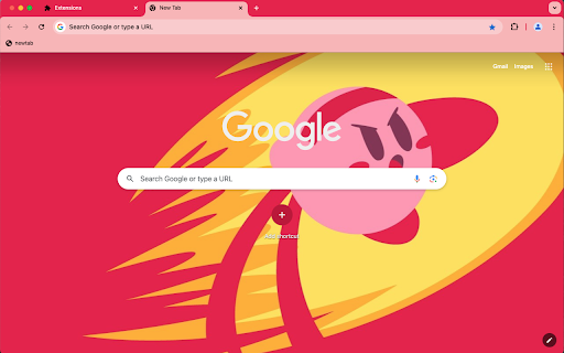 Kirby Theme screenshot 1