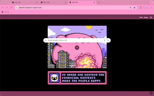 Kirby Theme screenshot 1
