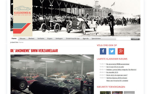 Klassiekerweb.nl screenshot 1