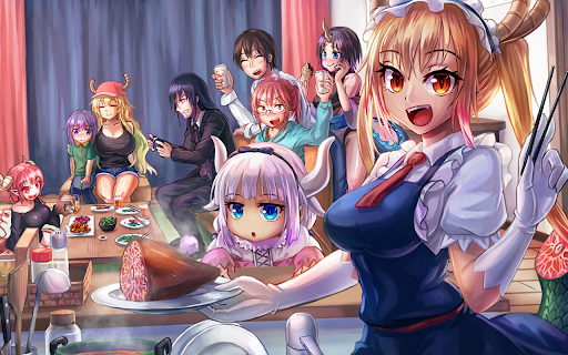 Kobayashi Maid 24 - 1920x1080 screenshot 1