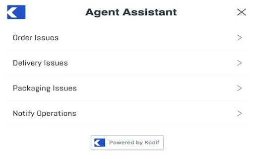 Kodif Agent Assistant screenshot 1