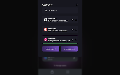 Kuma Wallet screenshot 1