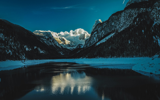 Lake in a Mountain Valley screenshot 1