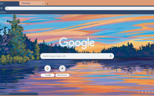 lakeside sunset screenshot 1