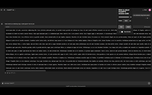 Larger ChatGPT Interactive Window screenshot 1