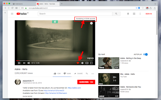 Last.fm Scrobbler for YouTube™ screenshot 1