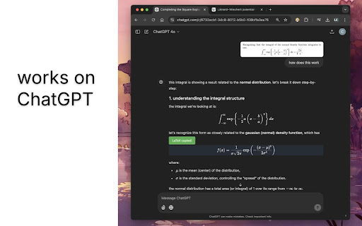 LaTeX Copier screenshot 1