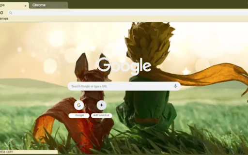 Le Petit Prince theme screenshot 1