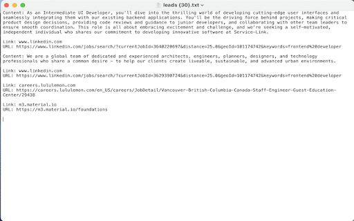 Leads Snap screenshot 1